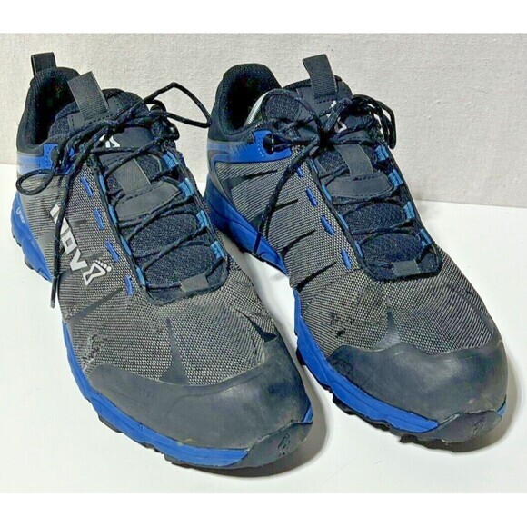 Inov-8 Roclite 350 Black/Blue Trail Running Shoes Sneakers Hiking‎ Sz 11.5 - Picture 1 of 8